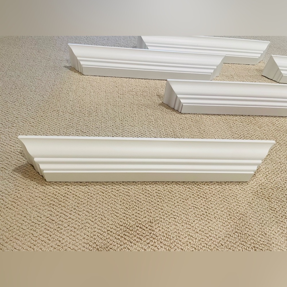 SET of THREE Wooden Floating Shelves